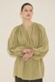 Tunic with Binding Details Apple Green - 5