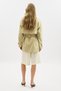 High Collar Belt Piece Trench Coat Milk Brown - 8