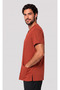 Men's Envelope Collar Bitter Green, Burgundy, Tile Lycra Belinda Fabric Doctor Scrubs Single Top - 4
