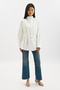 Wool Fleece Detailed Shirt Ecru - 2