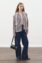 Stripe Cardigan with Detailing Pink - 2