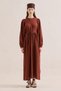 Muslin Volume-Enhanced Long Dress Tiles - 2