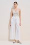 Embroidered Limited Pants Ecru - 4
