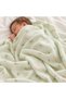 Muslin Cloth Cover Rose Pattern - Green 120X120 cm 4 Mouth Wipes