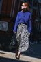 Asymmetric Long Skirt Zebra
