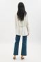 Wool Fleece Detailed Shirt Ecru - 4