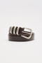 Detailed oval Belt brown - 2