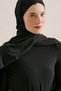 Asymmetric Skirted Turkish Swimsuit Set Black - 6