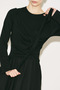 Easy Tie-Up Dress Black - 3