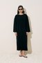 Towel Fabric Casual Dress Black - 4