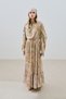 Long Tie Chiffon Dress Blossoms - 5