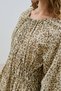 Patterned Cotton Tight Dress Tiny Flower - 3