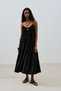 Textured Dress with Ruched Detail Black - 7