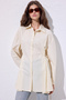 Tie Detail Shirt Vanilla - 6