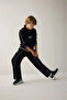 Barrel Fit Printed Sweatpants for Boys - Black