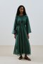 ROCHIE LUNGĂ CU LUNGIME AJUSTABILĂ VERDE