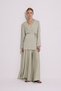Tie-Up Dressing Kimono Pastel Green - 3