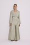 Tie-Up Dressing Kimono Pastel Green - 2