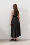 Patterned Cotton Light Skirt Anthracite - 6