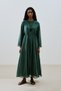 ROCHIE LUNGĂ CU LUNGIME AJUSTABILĂ VERDE - 2