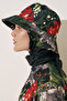 Scarf-Detail Bucket Hat Dark Garden - 4