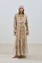 Long Tie Chiffon Dress Blossoms