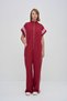 Sleeveless Stripe Detailed Zippered Jumpsuit