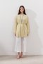 Ribbed Wide Sleeve Tunic Yellow - 5