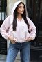 Checkered Fabric Lined Hooded Jacket Pink - 6