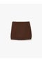 Slim Fit A-Line High Waist Mini Skirt - 3