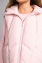 Water Repellent Hooded Inflatable Vest for Girls - Light Pink - 4