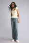90's Wide Leg High Waist Pipe Leg Jeans I2978Ax26Au - 2