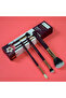 La Tropicale Series Burgundy Daily Makeup Brush Set 3-Piece Nasbrushset93 - 2