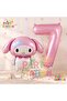 Sanrio My Melody Concept Foil Balloon and 7 Year Old Pink Foil Number Balloon Set