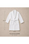 White Velour Cotton Bathrobe – Ultra Soft Plush Spa & Hotel Style Robe | Unisex Free Size - 3