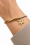 Gold Snowflake Model Double Color Women's Steel Bracelet Does Not Tarnish and Does Not Lose Color - 2