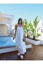 Muslin Dress with Bead Strap - 2