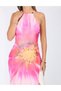 Rochie lunga, Crem/roz - 5