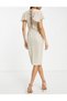 Rochie medie, Bej - 4