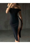 Rochie medie, Negru - 3