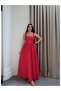 Heart Neckline Dress with Back Tie Detail - 6