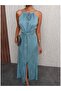 Mint Tie-Detail Waist Slit Dress - 3