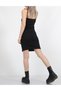 Rochie scurta, Negru - 3