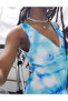 Rochie scurta, Albastru - 4