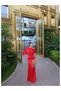 Eh Collection One Shoulder Satin Evening Dress - 6