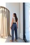 Boyfriend Suede Belted Jean - 5