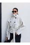 Mock Neck Short Melton Coat - 2