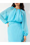 Rochie lunga, Albastru - 4