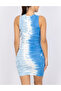 Rochie scurta, Albastru - 3