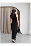 Draped Slit Midi Dress - 5